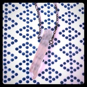 Rose quartz pendant🌹